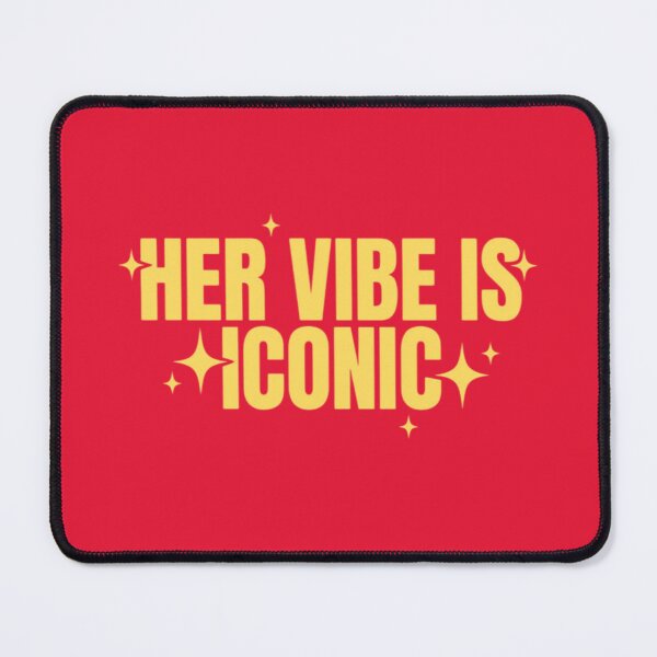 Item preview, Her Vibe Is Iconic | Aesthetic Girl Power, Feminine Energy & Good Vibes Quote designed and sold by boldstuffshop.