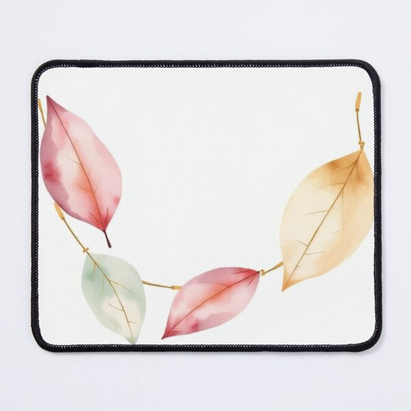 Item preview, Minimalist Watercolor Pastel Autumn Leaves Garland designed and sold by Vida e Arte.