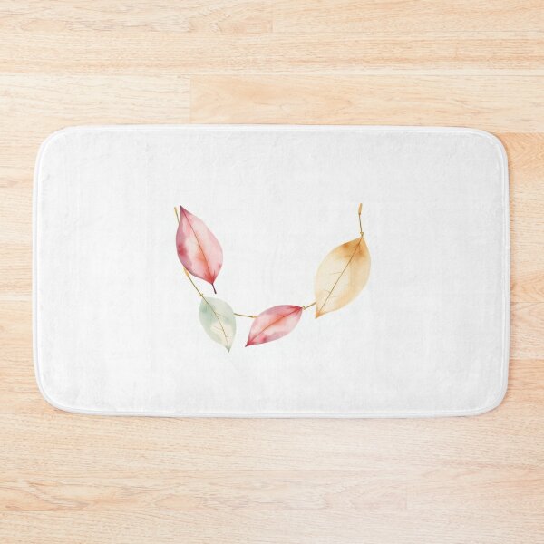 Item preview, Minimalist Watercolor Pastel Autumn Leaves Garland designed and sold by Vida e Arte.