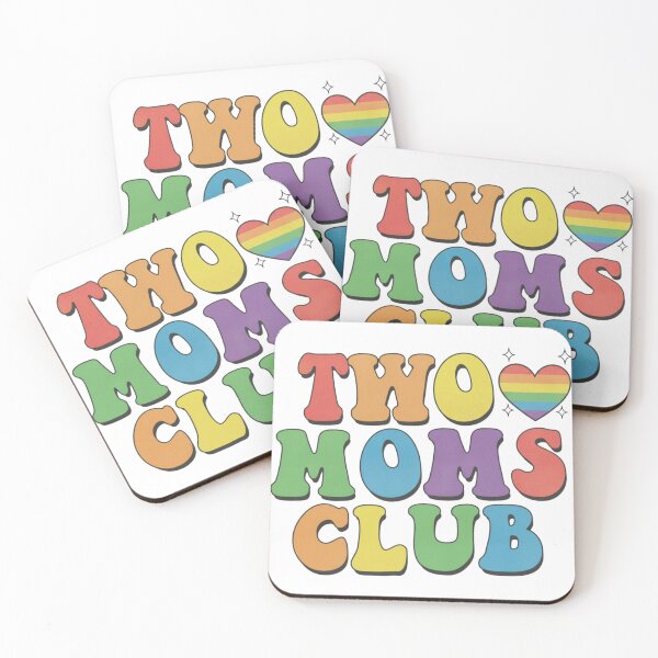 Item preview, Two Moms Club, LGBTQ, Pride Month, Gender Neutral, Rainbow designed and sold by toongstudio.