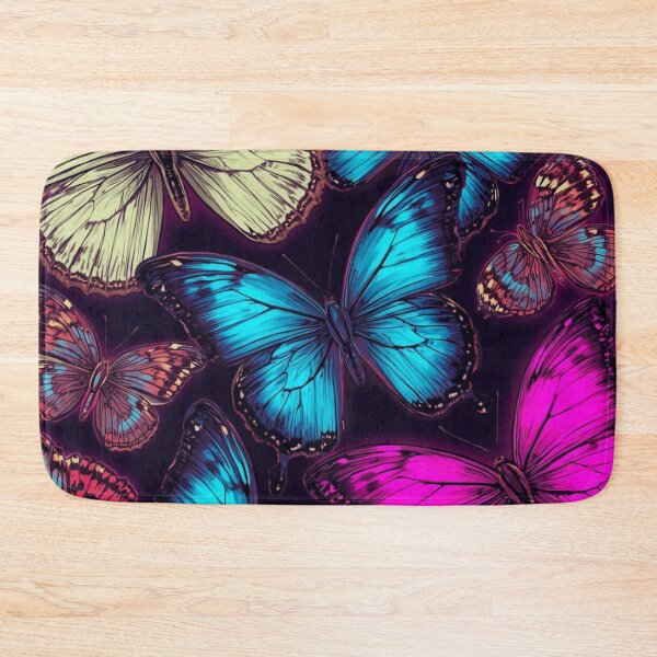 Aperçu de l'œuvre  Butterfly Pattern – Gentle  Seamless Design for Kids & Decor créée et vendue par Art70shop.