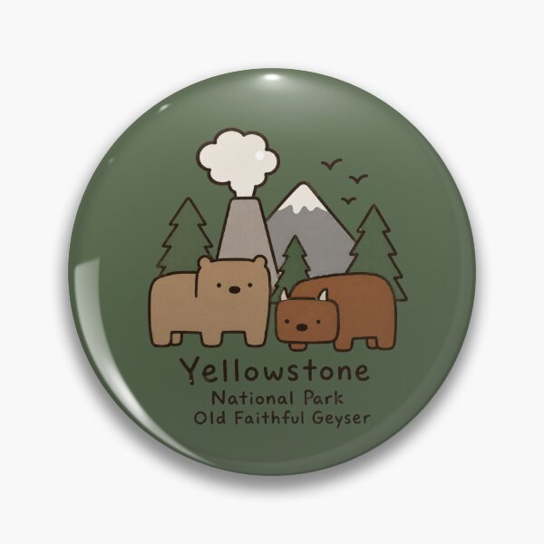 Item preview, Yellowstone Old Faithful Bears designed and sold by bosamji.