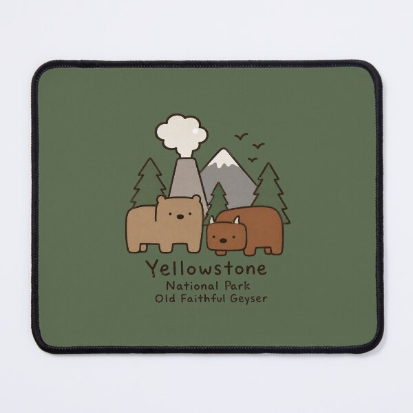 Item preview, Yellowstone Old Faithful Bears designed and sold by bosamji.