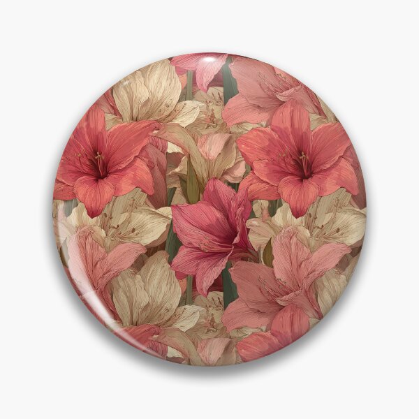 Item preview, Exotic Amaryllis Print - Botanical Garden Pattern - Gifts For Sister designed and sold by RoyalStarsPatts.