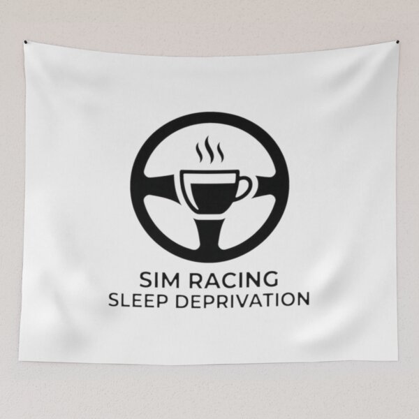 Item preview, Sleep Deprivation Simulator - Sim Racing Humor designed and sold by GarageGraphics.