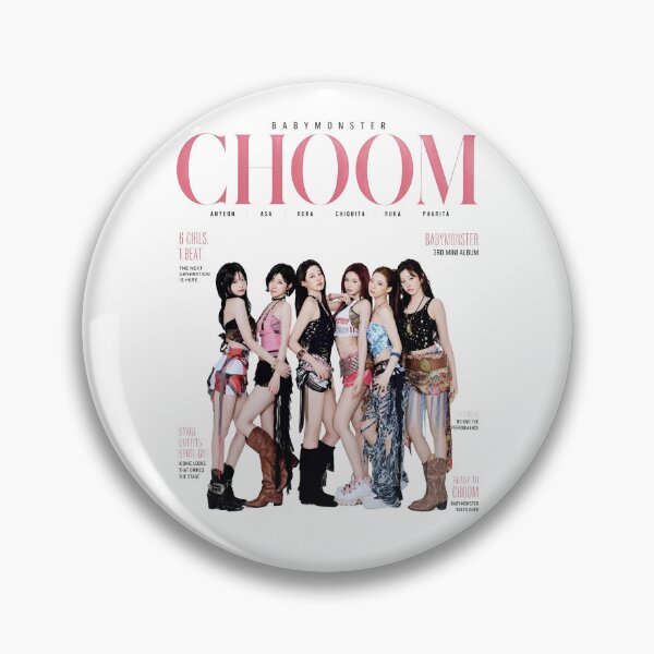 Item preview, BABYMONSTER Choom Fashion Magazine Cover Art designed and sold by moamaxshop.