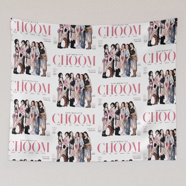 Item preview, BABYMONSTER Choom Fashion Magazine Cover Art designed and sold by moamaxshop.