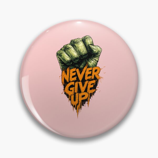 Item preview, Never Give Up Fist Motivational T-Shirt | Strength, Determination & Success Mindset designed and sold by Akseries.