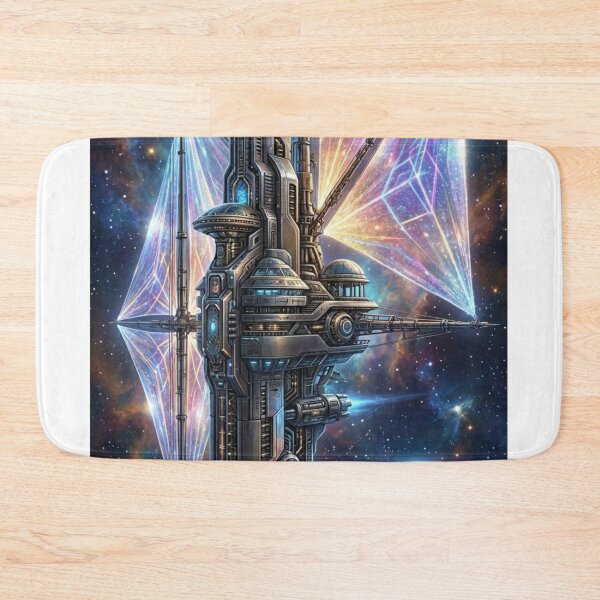 Item preview, Celestial Starship: Glowing Prismatic Space Station designed and sold by Dzblack.