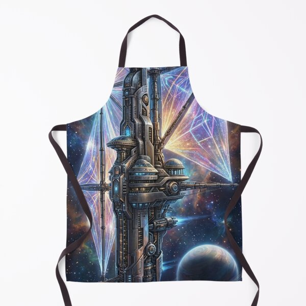 Item preview, Celestial Starship: Glowing Prismatic Space Station designed and sold by Dzblack.