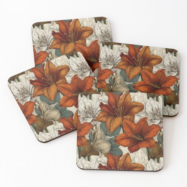 Item preview, Bold Amaryllis Flower - Tropical Flower Pattern   - Gifts For Women designed and sold by RoyalStarsPatts.