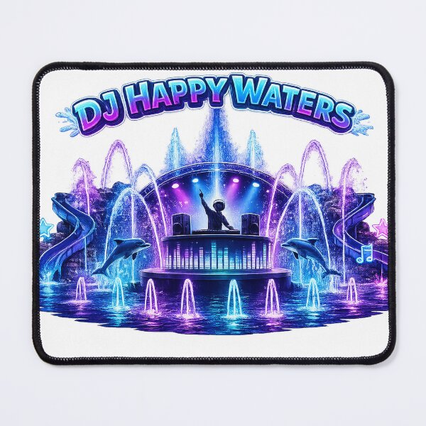 Item preview, DJ Happy Waters Festival Party Scene PNG designed and sold by Hookesmode.