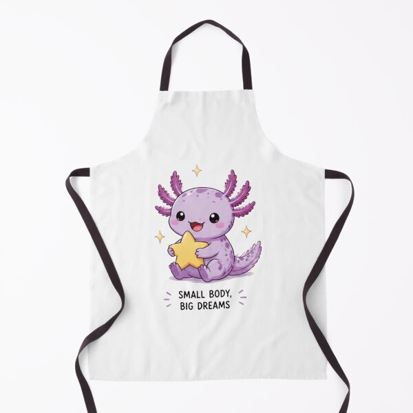 Item preview, Cute Axolotl Holding a Star – Small Body, Big Dreams Kawaii Design designed and sold by Ancient Egypt treasures.