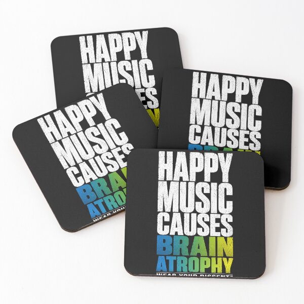 Item preview, MUSIC - WYD - Happy Music Causes Brain Atrophy TM green designed and sold by MetusArt.