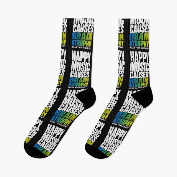 Item preview, MUSIC - WYD - Happy Music Causes Brain Atrophy TM green designed and sold by MetusArt.