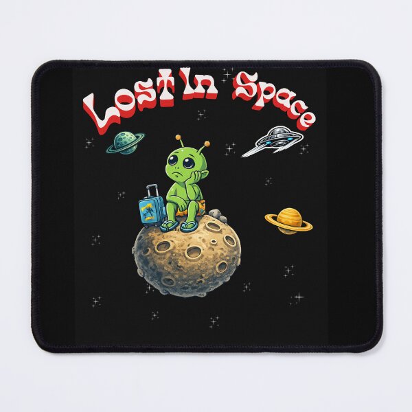 Item preview, Lost In Space - Funny Alien Retro Sci-Fi Design designed and sold by Velorand.