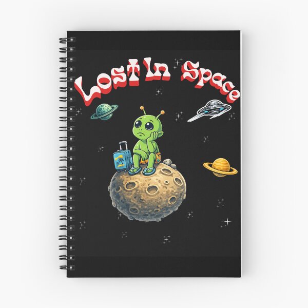 Item preview, Lost In Space - Funny Alien Retro Sci-Fi Design designed and sold by Velorand.