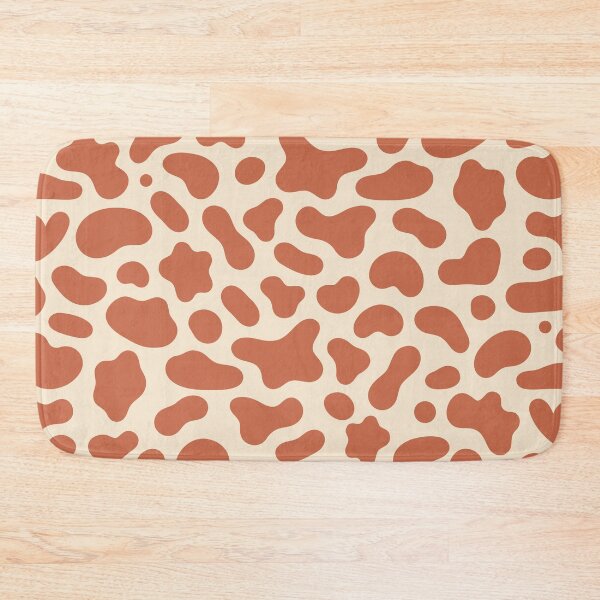 Item preview, Terracotta Western Trend Cow Print Pattern designed and sold by teeperfect.