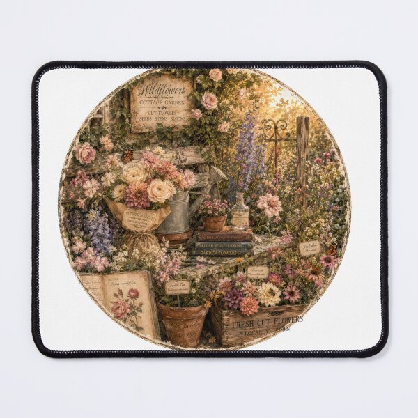 Item preview, T-Shirt - Wall Art - Rustic Cottage Garden Charm designed and sold by ForeverPrintsOK.