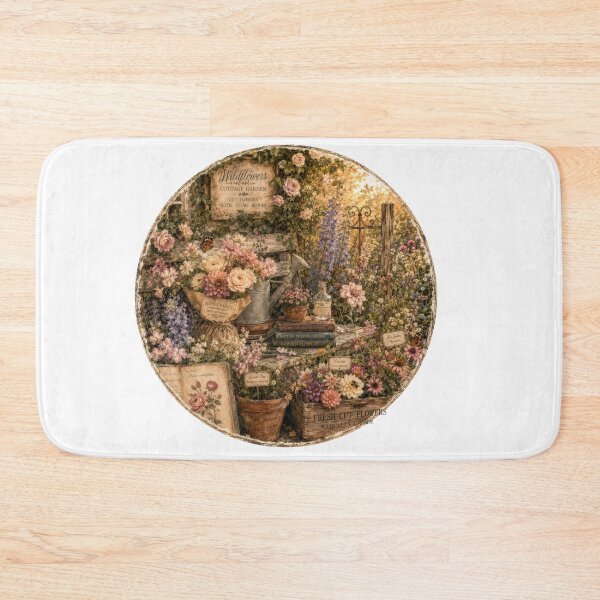 Item preview, T-Shirt - Wall Art - Rustic Cottage Garden Charm designed and sold by ForeverPrintsOK.