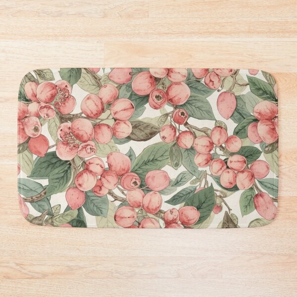 Item preview, Cute Pastel Berries Pattern – Kawaii Botanical Seamless Design for Stationery designed and sold by Art70shop.