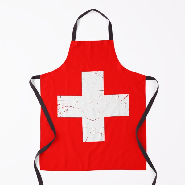 Item preview, Vintage Switzerland Flag Distressed Swiss Pride Alpine Heritage Shirt designed and sold by ArcaneArtistry.
