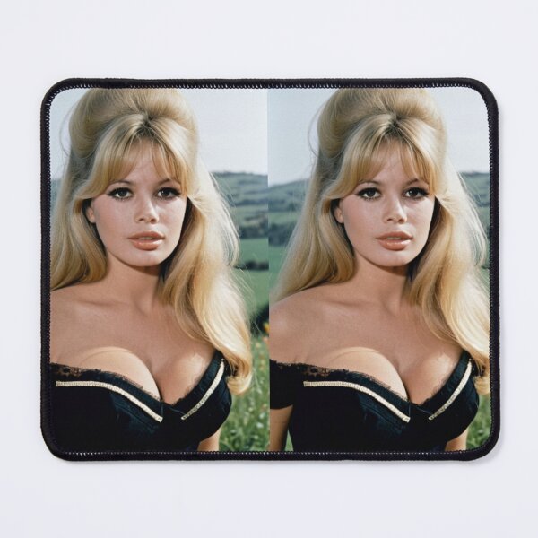 Item preview, Cinema - French-American Actress, Technicolor Portrait in Black Corset against Pastoral Background of the Sixties designed and sold by Beat-It.