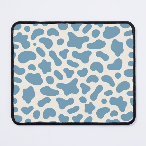 Item preview, Dusty Blue Cow Print Pattern designed and sold by teeperfect.