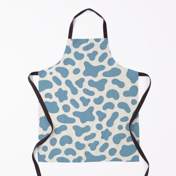 Item preview, Dusty Blue Cow Print Pattern designed and sold by teeperfect.