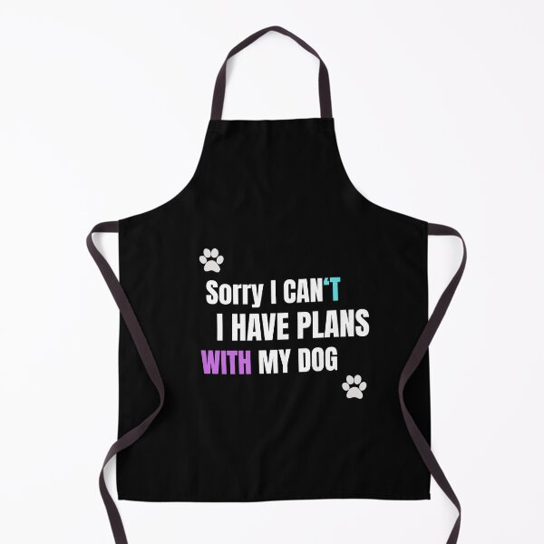 Item preview, Sorry I Can't I Have Plans With My Dog - Funny Dog Shirt - Dog Lover Gift - Introvert Dog Mom Tee - Anti Social Dog Owner Shirt designed and sold by WoofNWit.