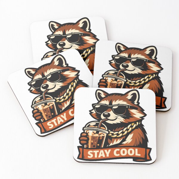 Item preview, Raccoon iced coffee designed and sold by Eif53.