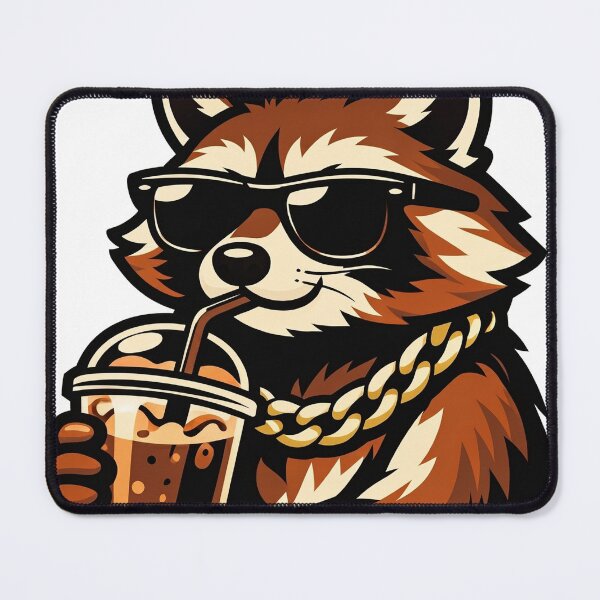 Item preview, Raccoon iced coffee designed and sold by Eif53.