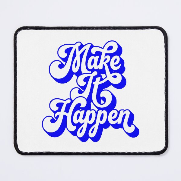 Item preview, Make It Happen Retro 3D Art designed and sold by FaizArtShop.