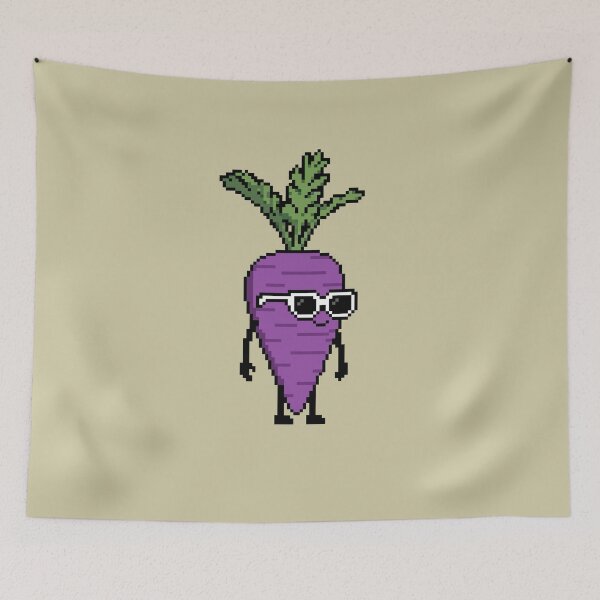Item preview, Parsnip purple Pixel designed and sold by White Rim Mates.
