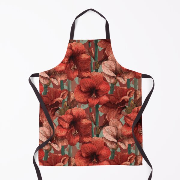 Item preview, Petaled Amaryllis Print  - Botanical Garden Pattern   - Moms Day Gifts designed and sold by RoyalStarsPatts.