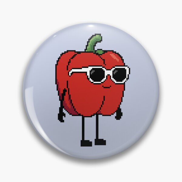 Item preview, Paprika red Pixel designed and sold by White Rim Mates.