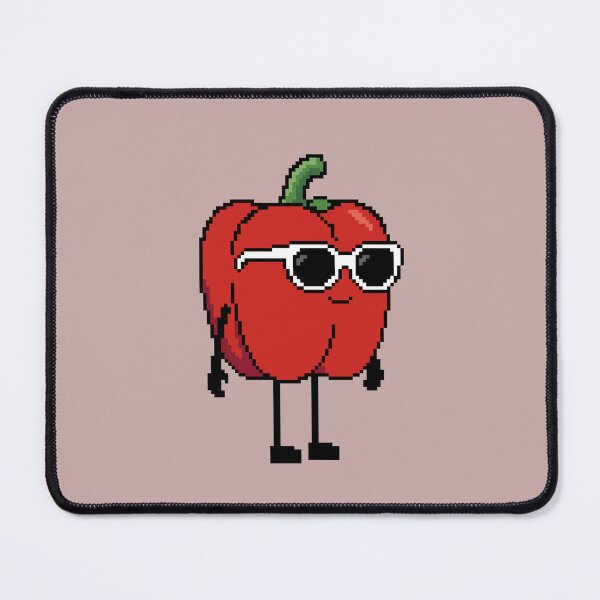 Item preview, Paprika red Pixel designed and sold by White Rim Mates.