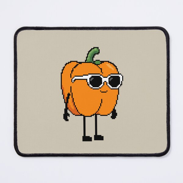 Item preview, Paprika orange Pixel designed and sold by White Rim Mates.