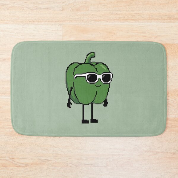 Item preview, Paprika green Pixel designed and sold by White Rim Mates.