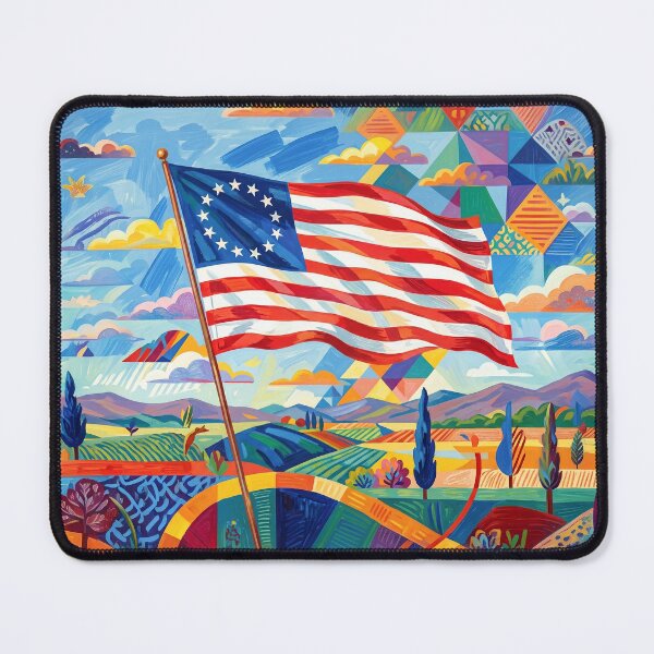 Item preview, American Flag 13 Stars designed and sold by Home Decor Art.