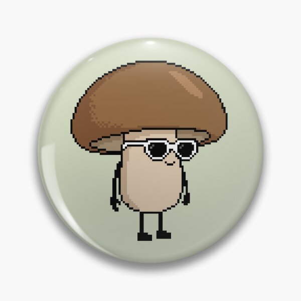 Item preview, Mushroom brown Pixel designed and sold by White Rim Mates.