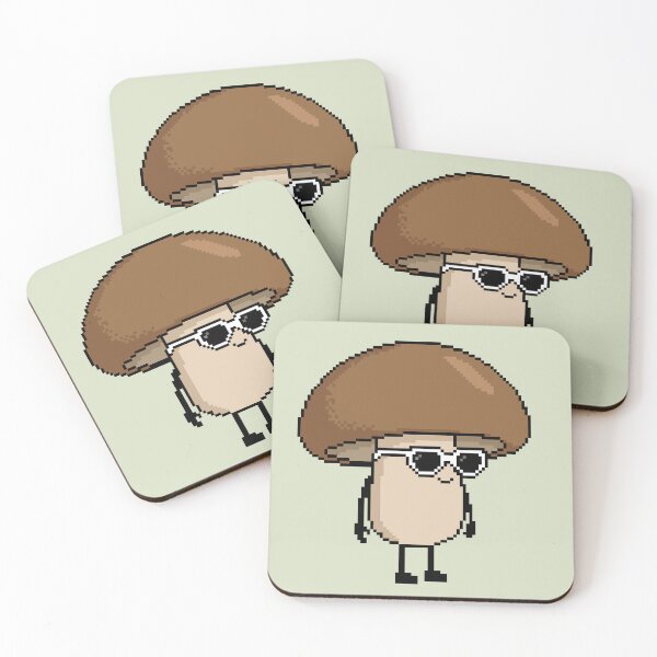 Item preview, Mushroom brown Pixel designed and sold by White Rim Mates.