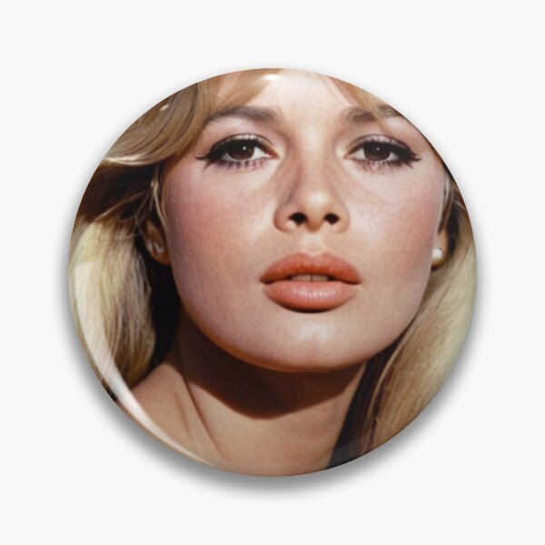 Item preview, Cinema - Great French Actress, Bare Shoulders Portrait against Blue Sky Background of the 1960s designed and sold by Beat-It.