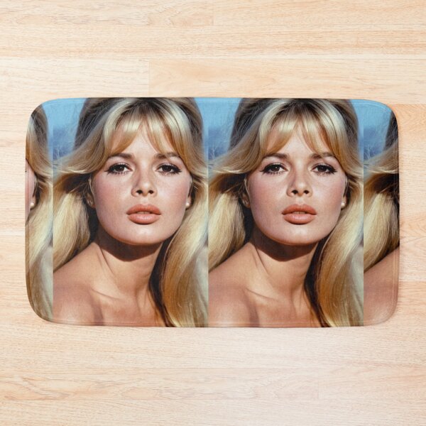 Item preview, Cinema - Great French Actress, Bare Shoulders Portrait against Blue Sky Background of the 1960s designed and sold by Beat-It.