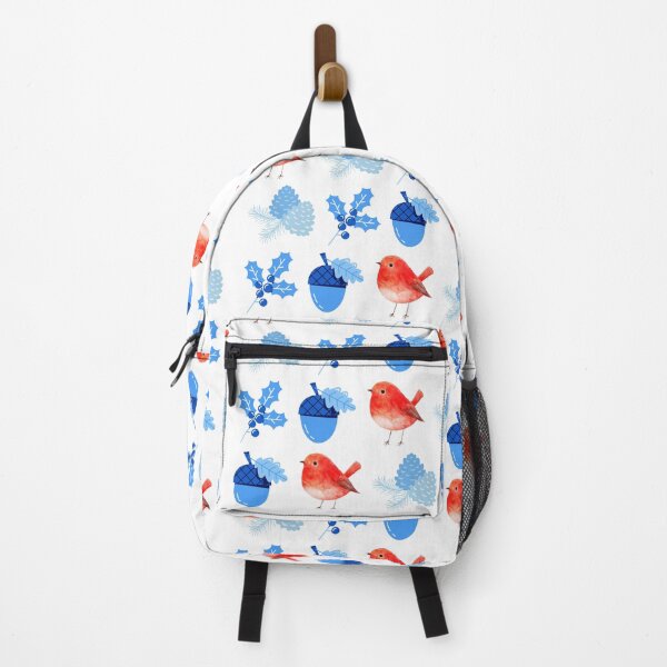 Item preview, Red, white and blue Christmas with robin designed and sold by BritishDelights.