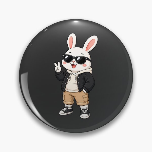 Item preview, Cool Bunny Rabbit Hoodie Sunglasses Peace Sign Urban designed and sold by Seculinator.