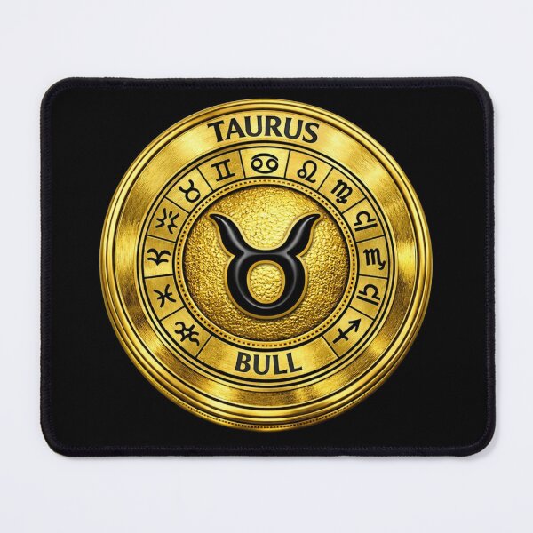 Item preview, Taurus Zodiac Symbol –Gold Disc designed and sold by Synthos1978.