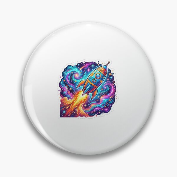 Item preview, Rocket To The Stars Sticker designed and sold by SKJWorldprints.