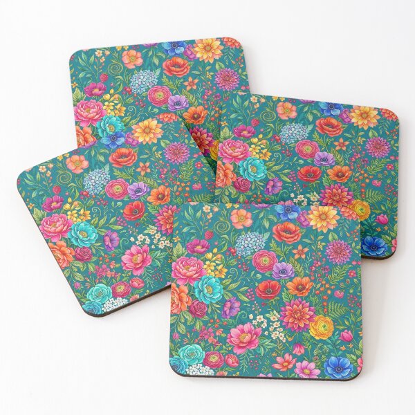 Item preview, Vibrant Summer Floral Seamless Pattern designed and sold by Poldi89.