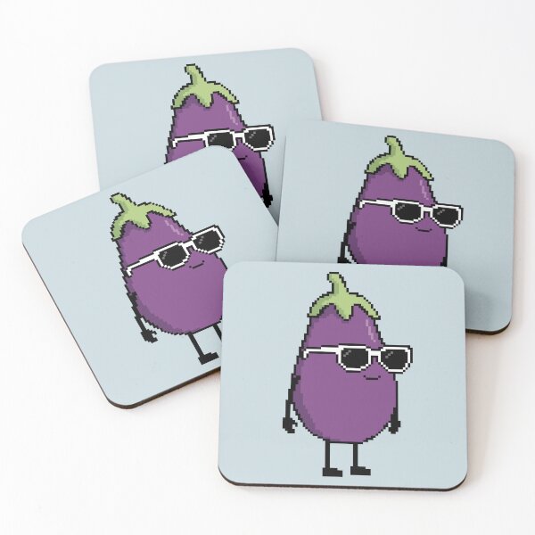 Item preview, Eggplant Pixel designed and sold by White Rim Mates.